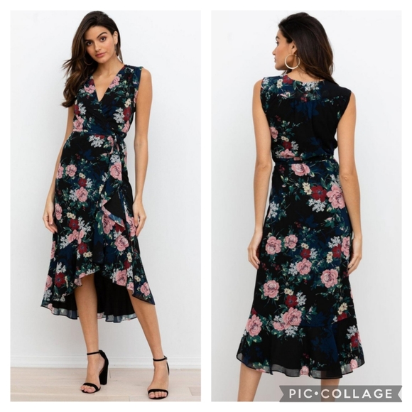 Yumi Kim Dresses & Skirts - Yumi Kim Floral Silk Santorini Dress